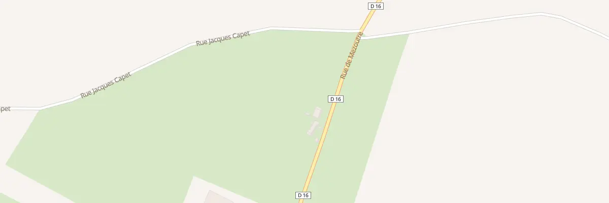 Plan du 854 Rue de Mezoutre à Vironchaux
