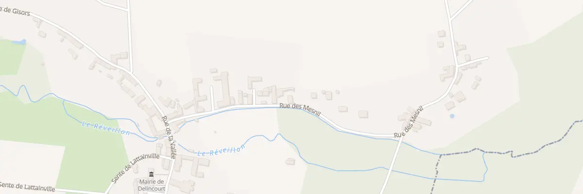 Plan du 183 Rue du Mesnil à Delincourt