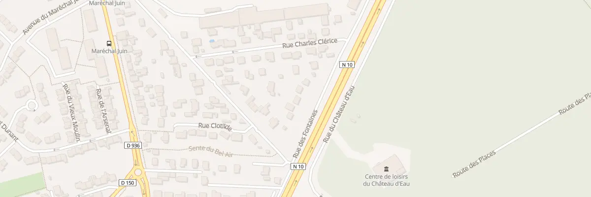 Plan du 50 Rue des Fontaines à Rambouillet
