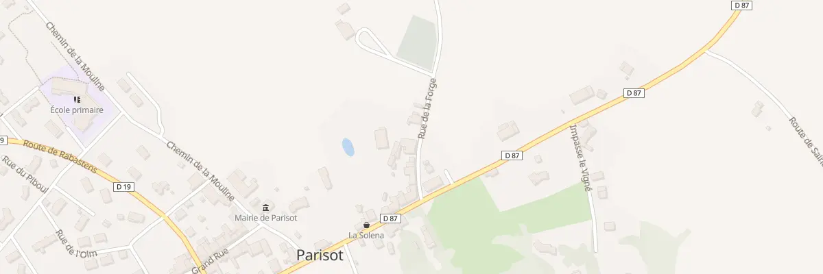 Plan du 5B Rue de la Forge à Parisot