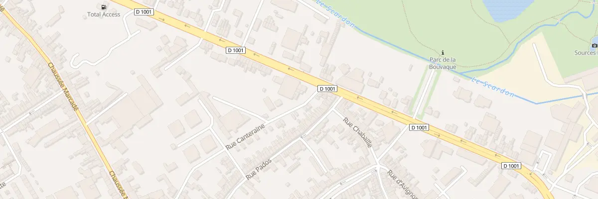 Plan du 69 Rue Canteraine à Abbeville