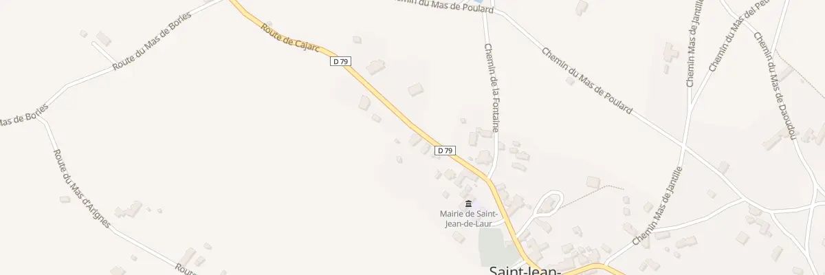 Plan du 5115 Le Bourg à Saint-Jean-de-Laur
