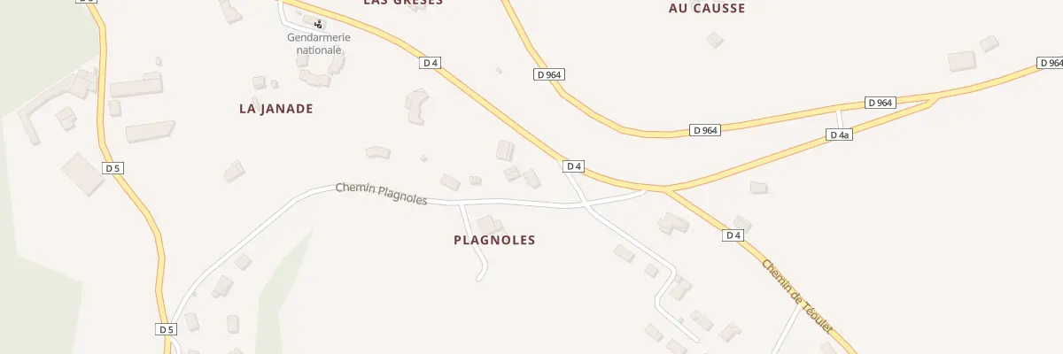 Plan du 124 Che de Plagnoles à Castelnau-de-Montmiral