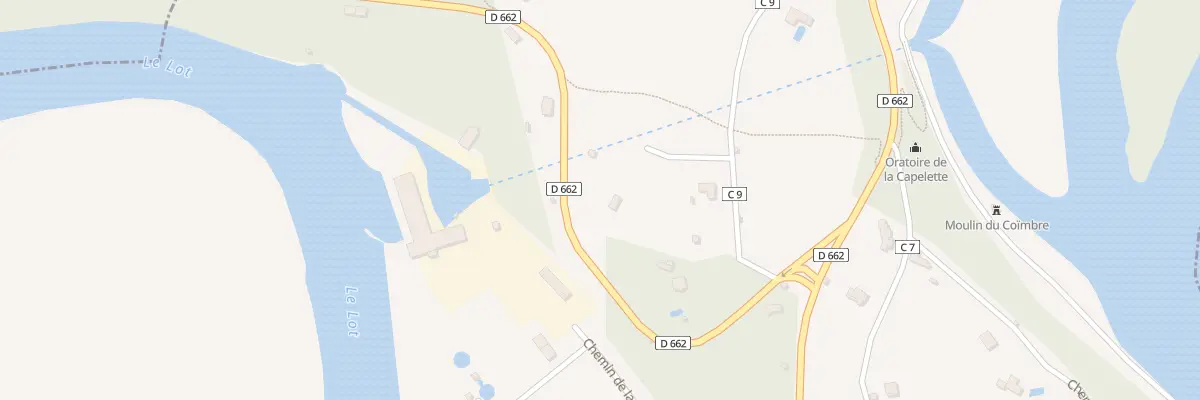 Plan du 5428F Pech Bourrel à Cajarc
