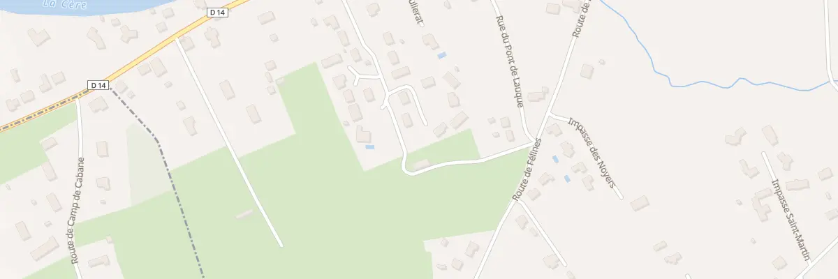 Plan du 254 Imp Auguste Blanqui à Bretenoux