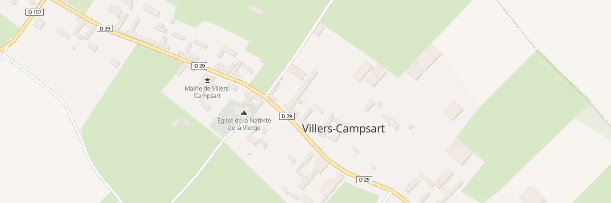 Plan du 36 Rue Principale à Villers-Campsart