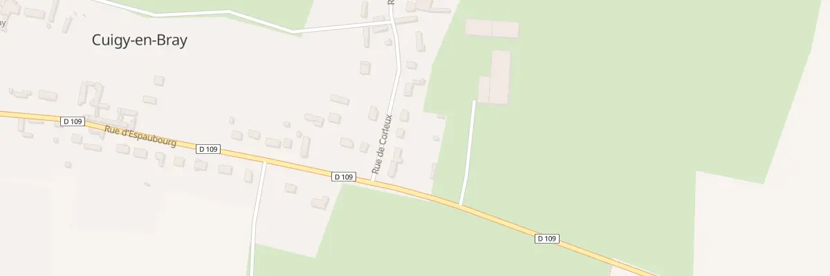 Plan du 6 Rue de Corleux à Cuigy-en-Bray