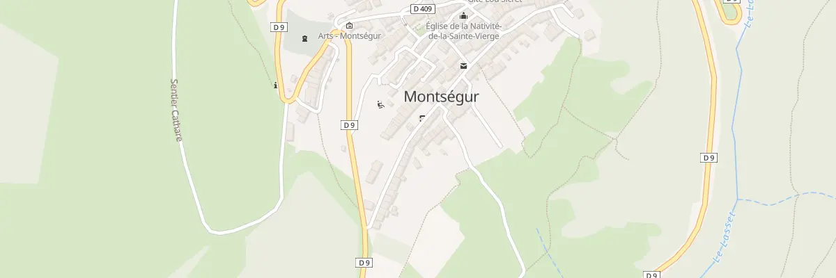 Plan du 144 Rue du Village à Montségur
