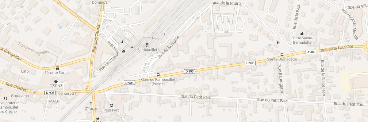 Plan du 13 Rue de la Louvière à Rambouillet