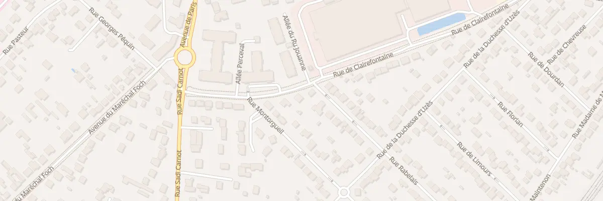 Plan du 14B Rue de Clairefontaine à Rambouillet