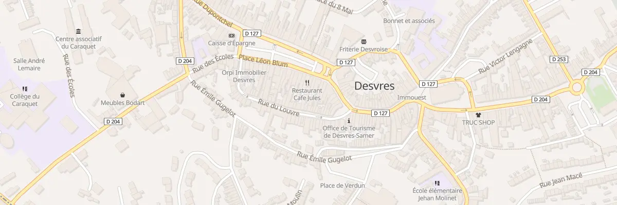 Plan du 8B Rue du Louvre à Desvres