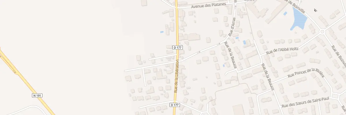 Plan du 34 Rue de la Libération à Ablis