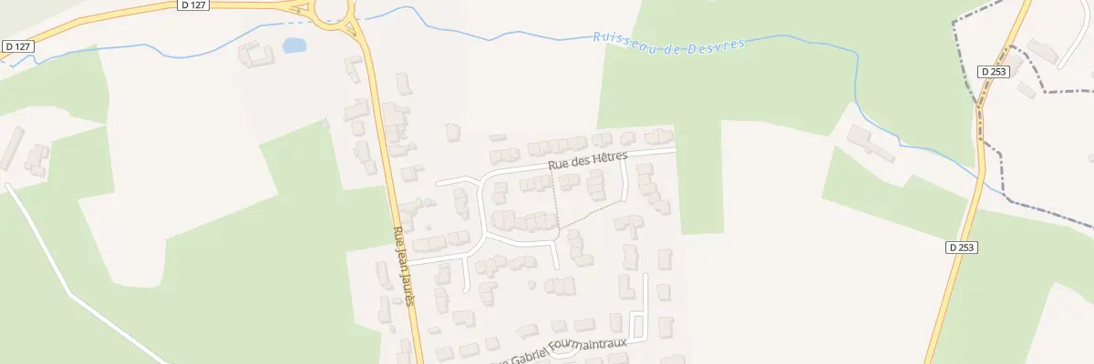 Plan du 32 Rue des Hêtres à Desvres