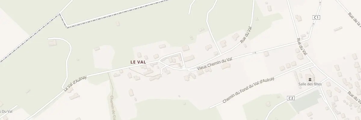 Plan du 4 Vc Le Val à Aulnay-sur-Mauldre