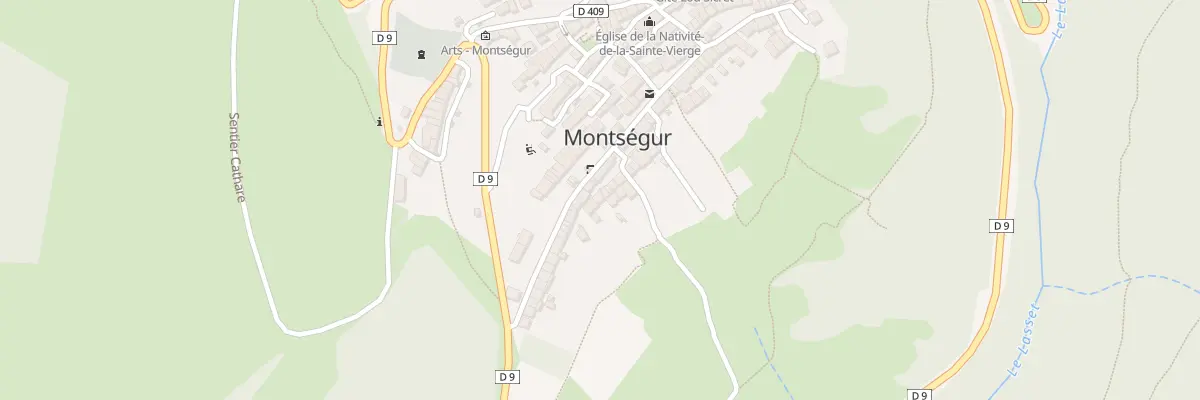 Plan du 139 Rue du Village à Montségur