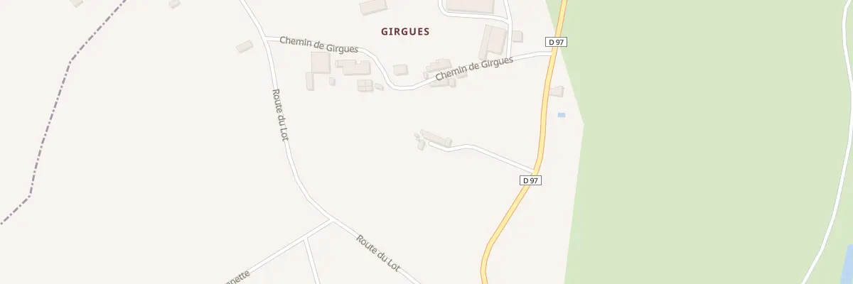 Plan du 5041 Girgues à Puylagarde