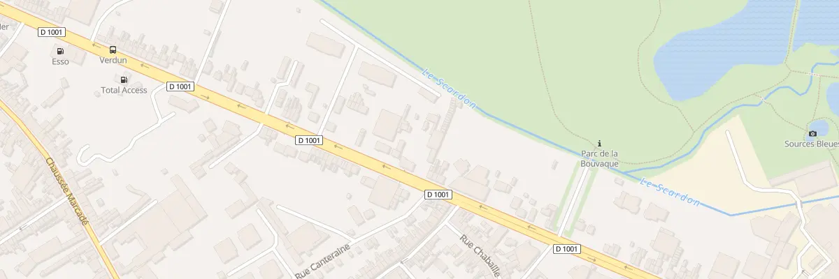 Plan du 104 Bd de la République à Abbeville
