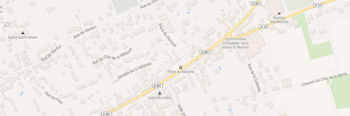 Plan du 966 Rte d’Orléans à Saint-Hilaire-Saint-Mesmin