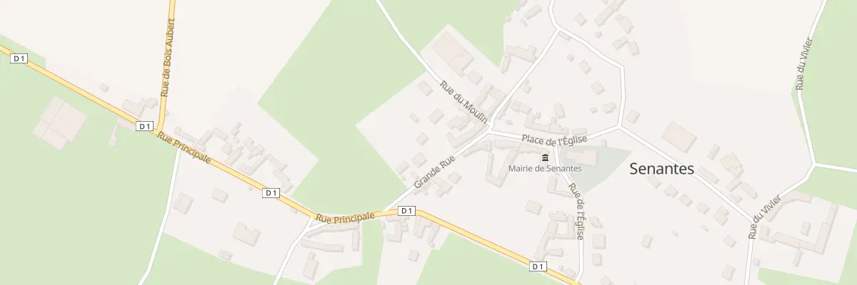 Plan du 5 Gr Grande Rue à Senantes