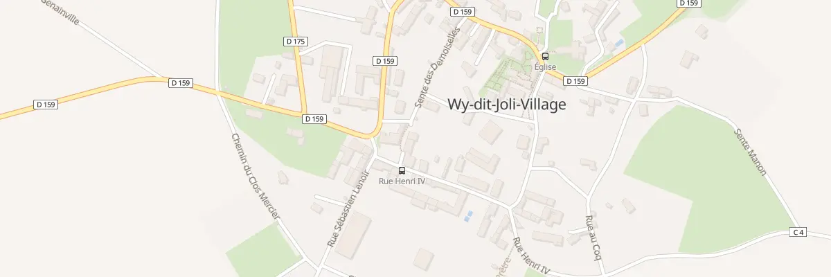 Plan du 9 Rue Rollin à Wy-dit-Joli-Village