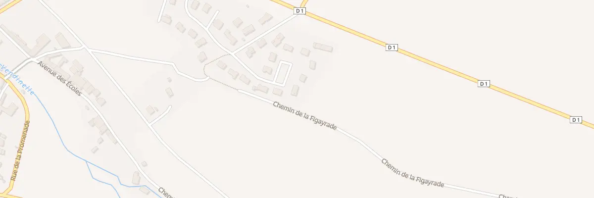 Plan du 13 Rue Lotissement Las Fourques à Auriac-sur-Vendinelle