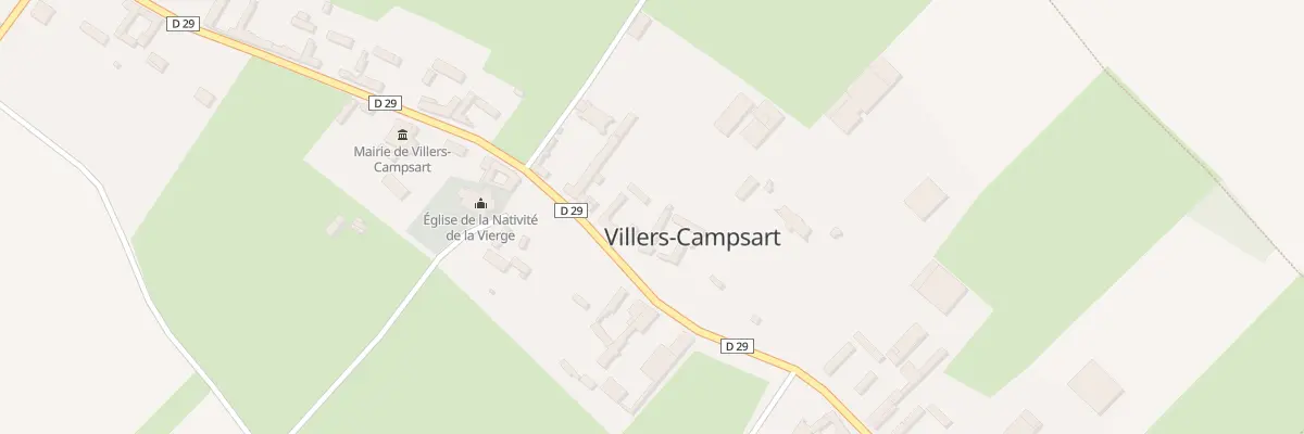 Plan du 30 Rue Principale à Villers-Campsart