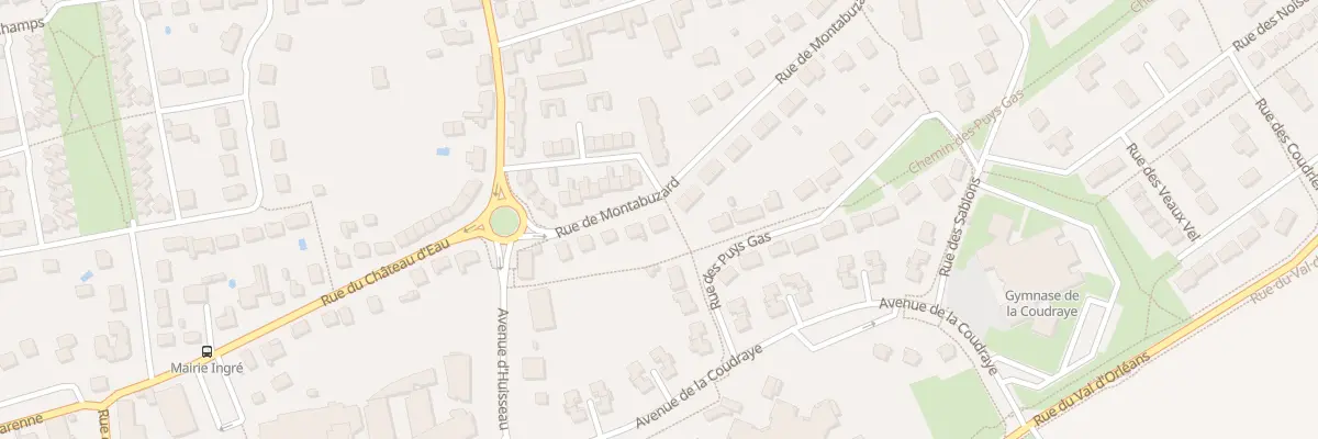 Plan du 12 Rue de Montabuzard à Ingré