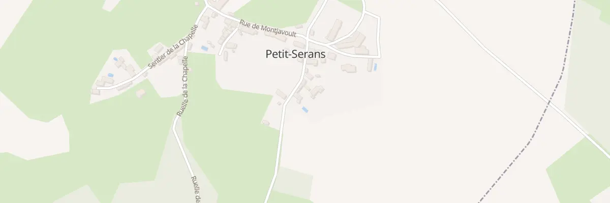 Plan du 4 Rue de Serans à Serans