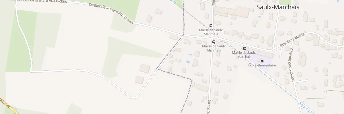 Plan du 7 Cr de la Mare aux Biches à Saulx-Marchais