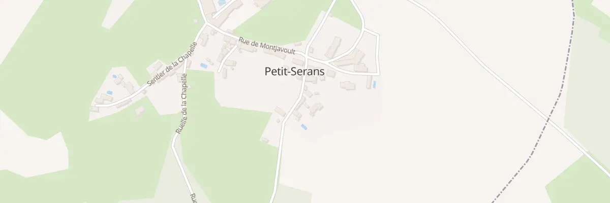 Plan du 6 Rue de Serans à Serans