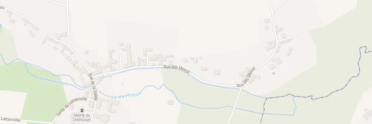 Plan du 231 Rue du Mesnil à Delincourt