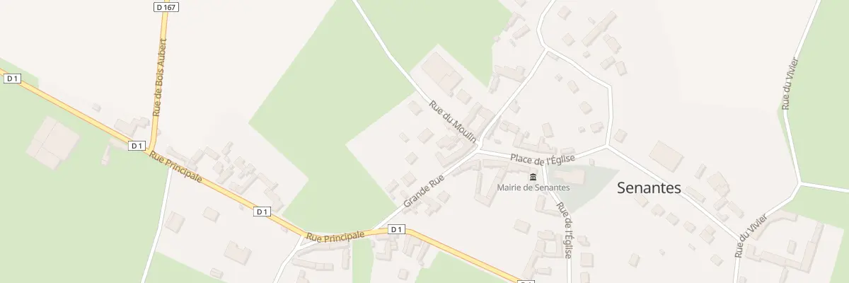 Plan du 3 Gr Grande Rue à Senantes
