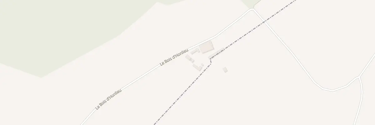 Plan du 2 Le Chemin d’Honlieu à Montcavrel