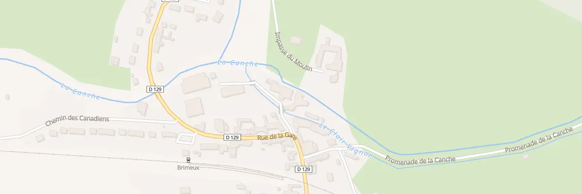 Plan du 10B Rue de la Gare à Brimeux