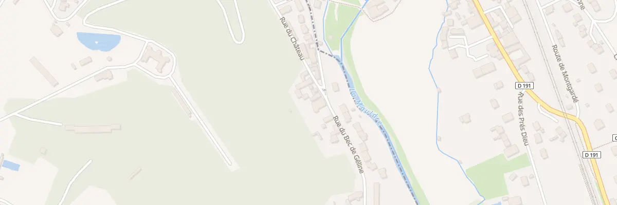 Plan du 25 Rue du Chateau à La Falaise