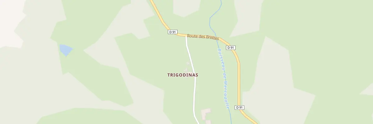 Plan du 5028 Trigodinas à Tonnac
