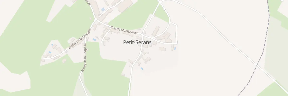 Plan du 2 Pl de Petit Serans à Serans