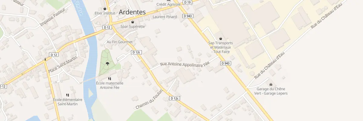 Plan du 5 Rue Antoine Appolinaire Fée à Ardentes
