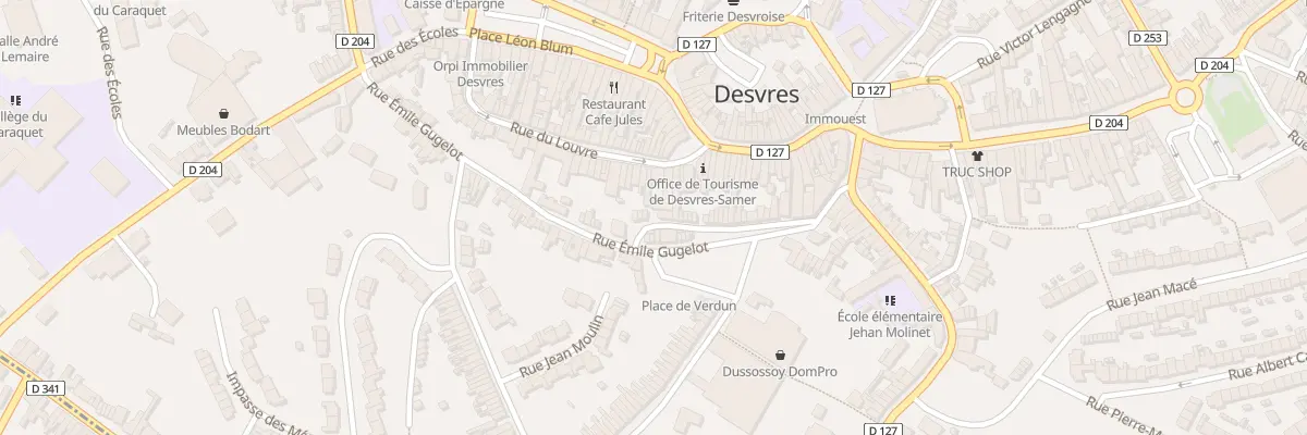 Plan du 20 Rue Emile Gugelot à Desvres