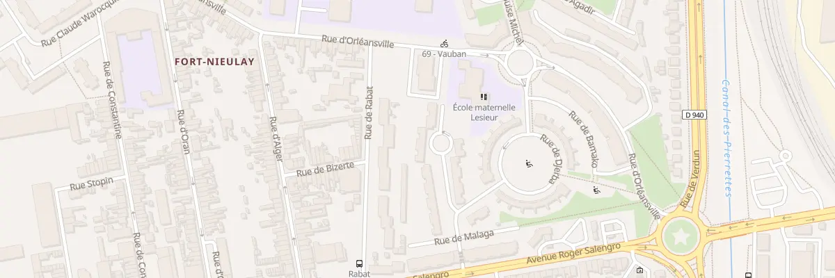 Plan du 65 Rue de Barcelone à Calais