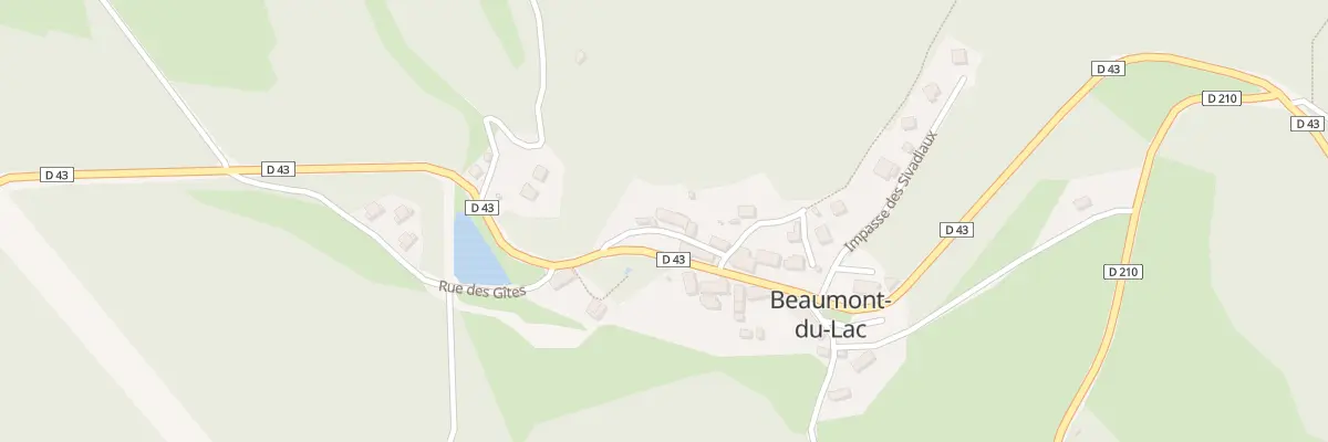 Plan du 5010 Le Bourg à Beaumont-du-Lac