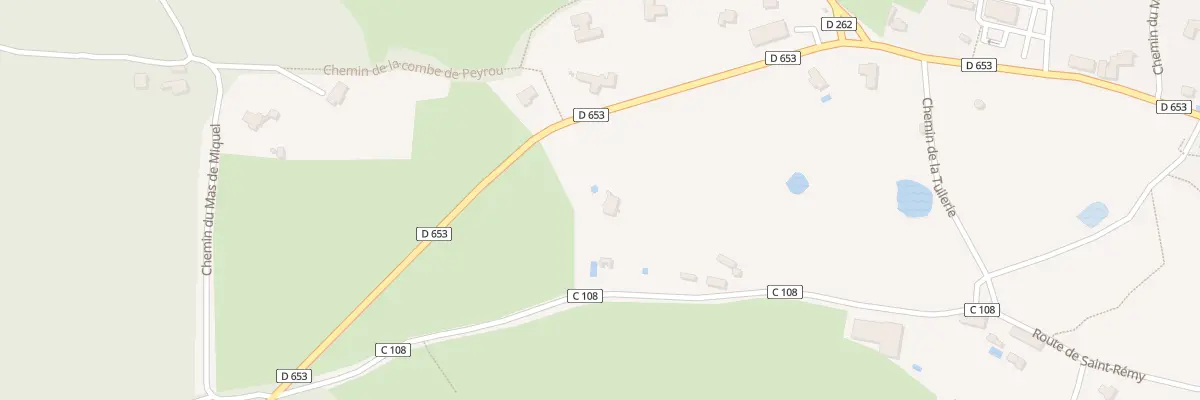Plan du 600 Rte de Saint-rémy à Livernon