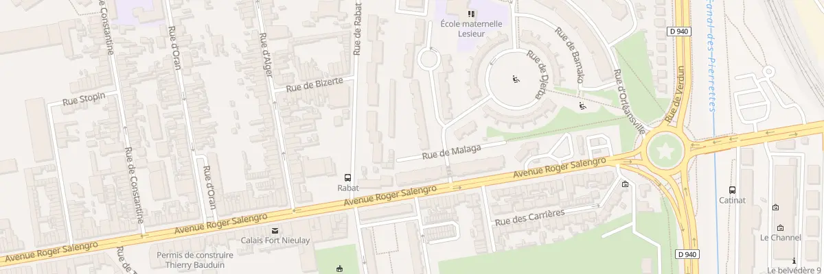 Plan du 53 Rue de Bilbao à Calais