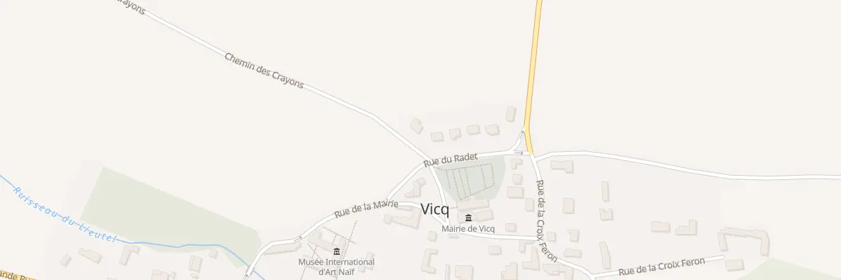Plan du 14 Rue du Radet à Vicq
