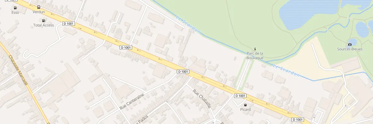 Plan du 94 Bd de la République à Abbeville