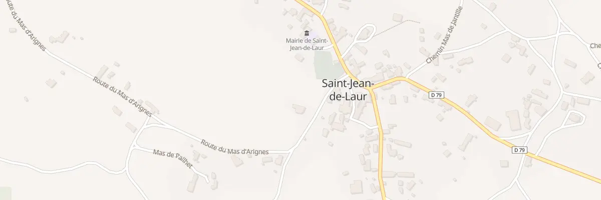 Plan du 72 Rte du Mas d’Arignes à Saint-Jean-de-Laur