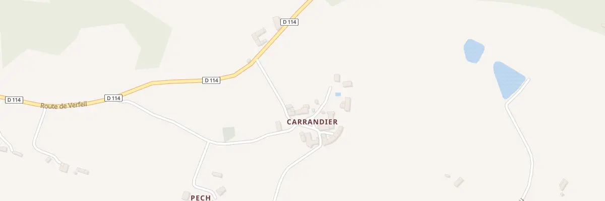 Plan du 5016 Carrandier à Féneyrols