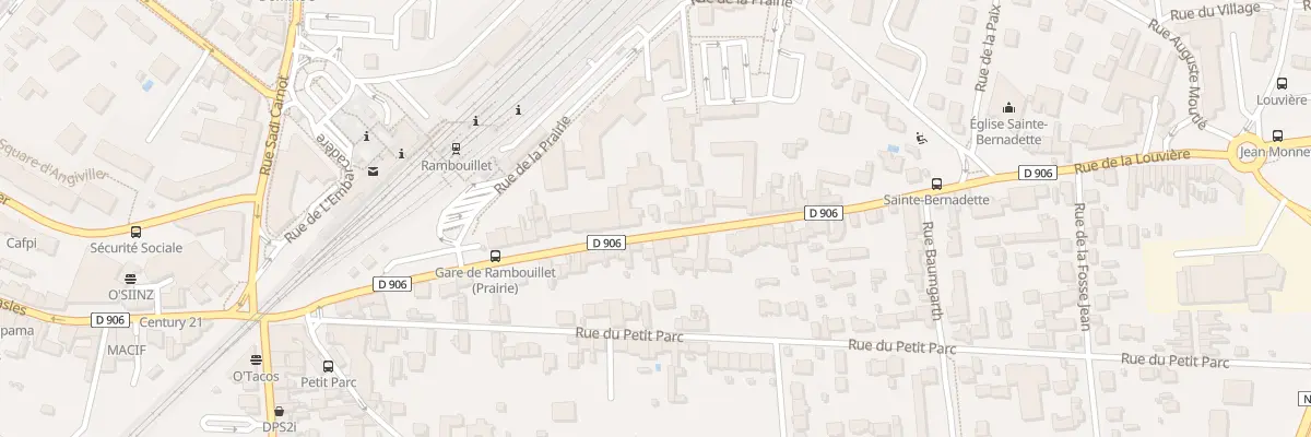 Plan du 19 Rue de la Louvière à Rambouillet