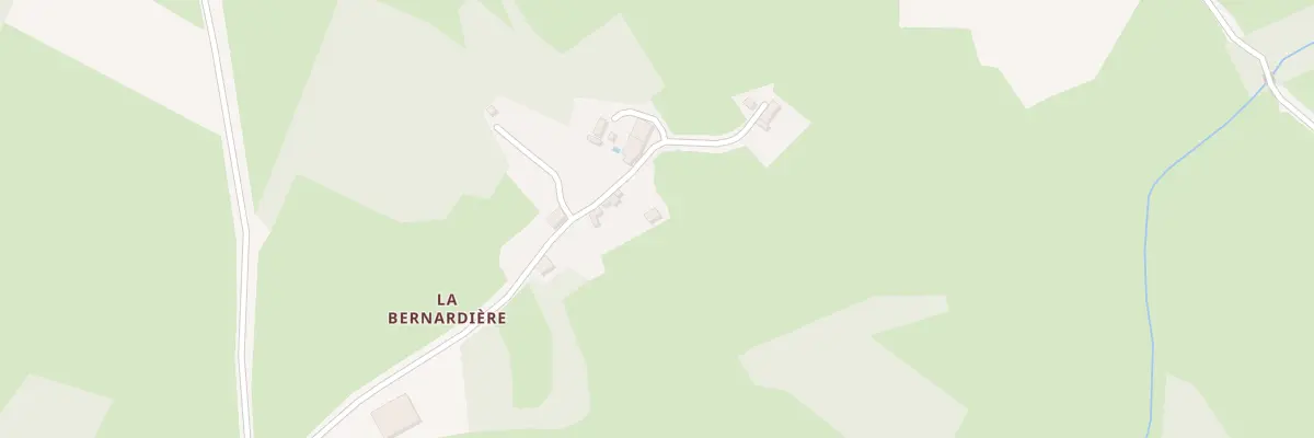 Plan du 10 La Bernardière à Lourdoueix-Saint-Pierre
