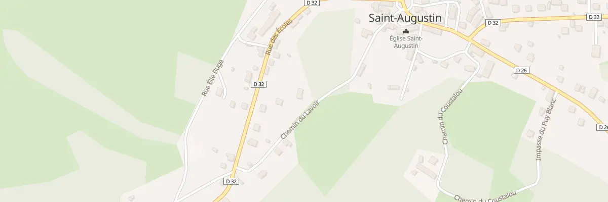 Plan du 5351 Les Ecoles à Saint-Augustin
